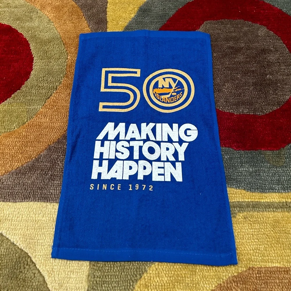 Brand New NY Islanders 50th Anniversary Collectible Limited Edition Small Towel